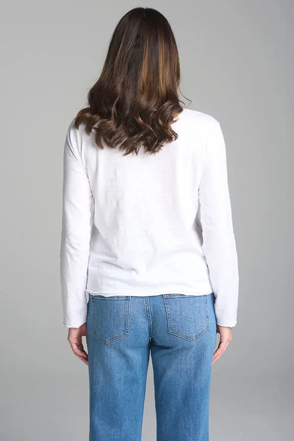 Front Split L/S Tee