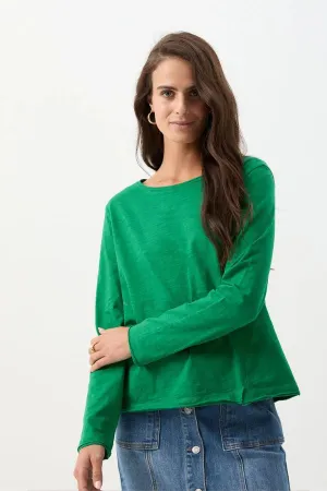 Front Split L/S Tee