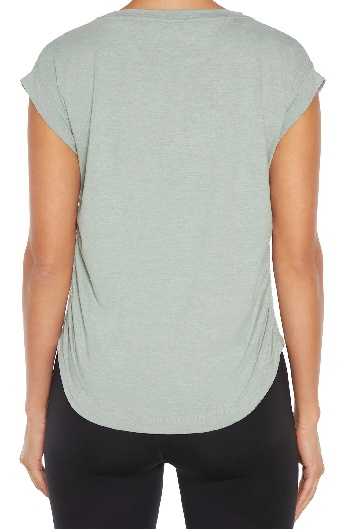 Gabriela Short Sleeve Top (H. Jadeite)