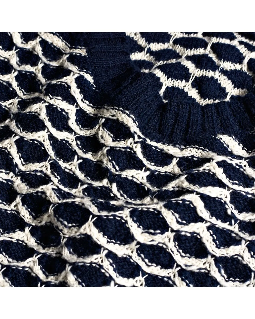 GANT RUGGER Women's Navy The Tuck Knit 488812 Size XL $175 NWT