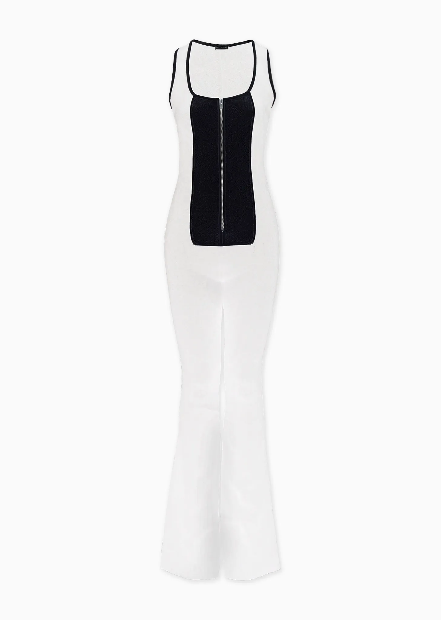 Giselle - Black and White Tuxedo Jumpsuit