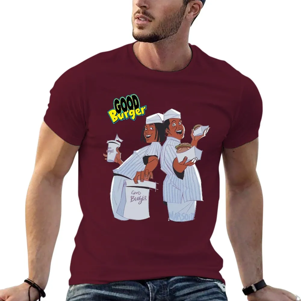 Good Burger "The Animated Series" Men's Short Sleeve T-shirt - Maroon