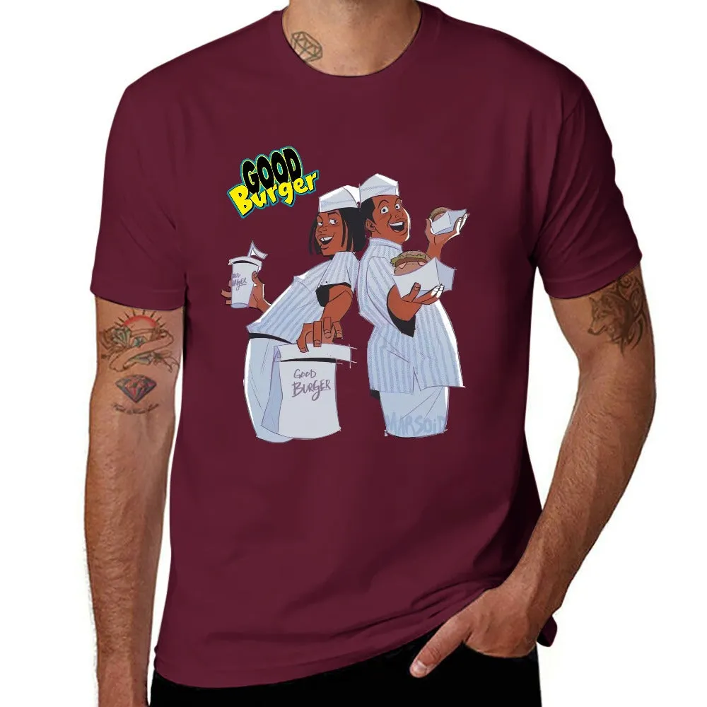 Good Burger "The Animated Series" Men's Short Sleeve T-shirt - Maroon