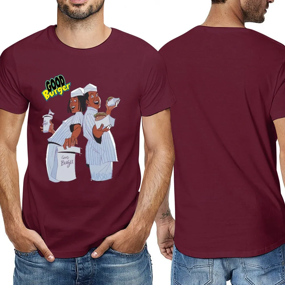 Good Burger "The Animated Series" Men's Short Sleeve T-shirt - Maroon