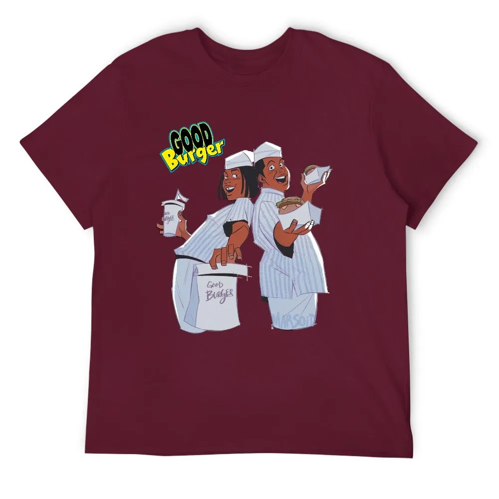 Good Burger "The Animated Series" Men's Short Sleeve T-shirt - Maroon