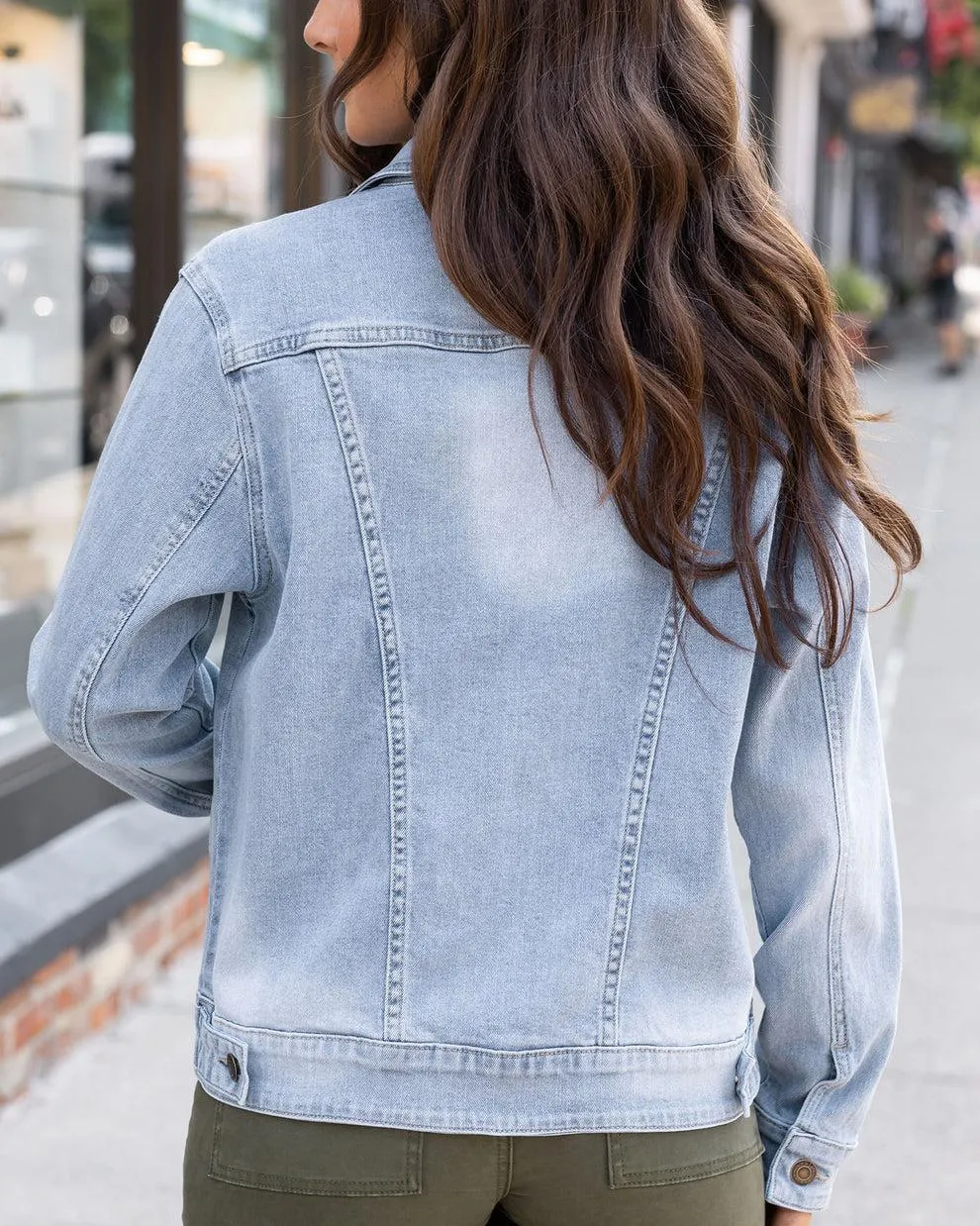 Grace & Lace Boyfriend Denim Jacket