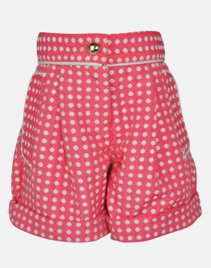 Grace: Fuchsia spot shorts