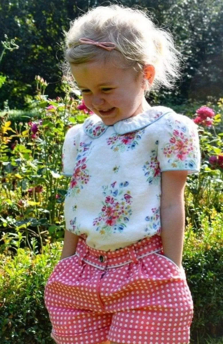 Grace: Fuchsia spot shorts