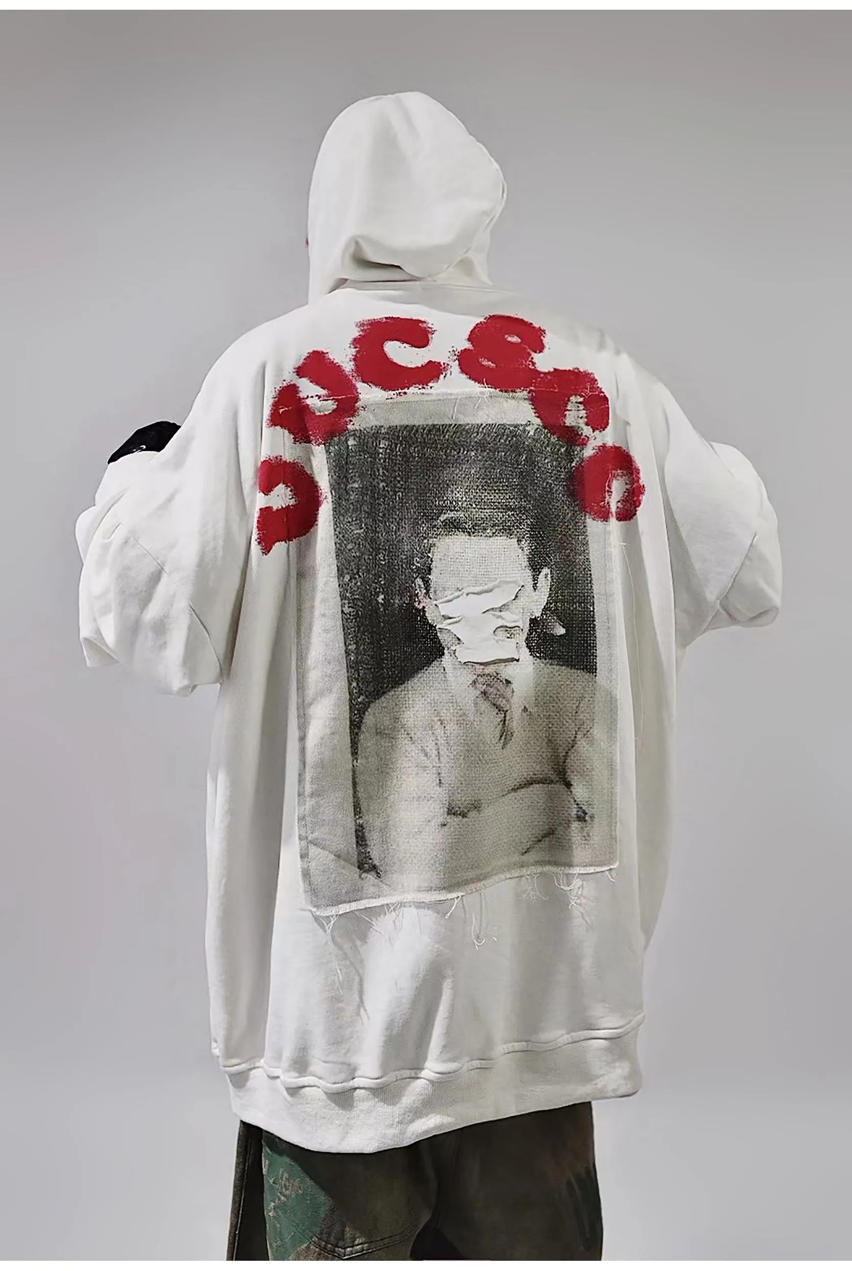 Graffiti Deconstructed Oversized Hoodie