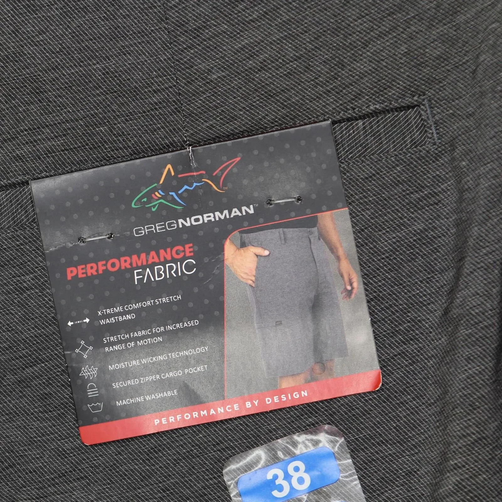 Greg Norman Men's Comfort Stretch Comfort Waistband Performance Golf Shorts