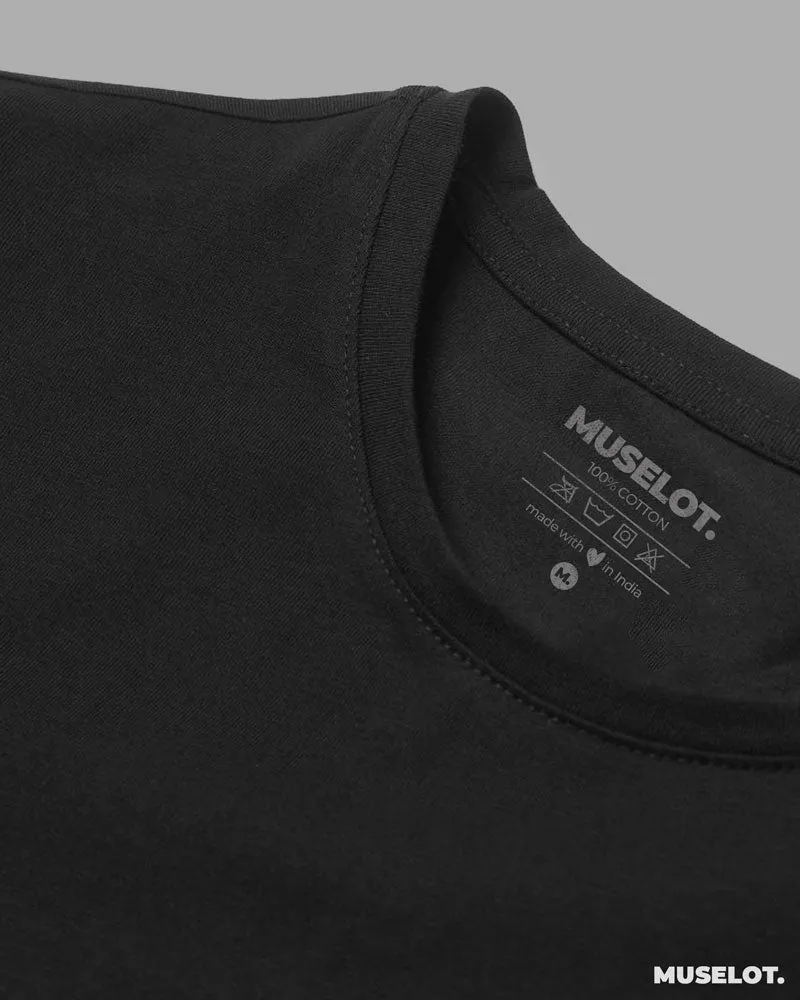 Grey plain t shirt for women