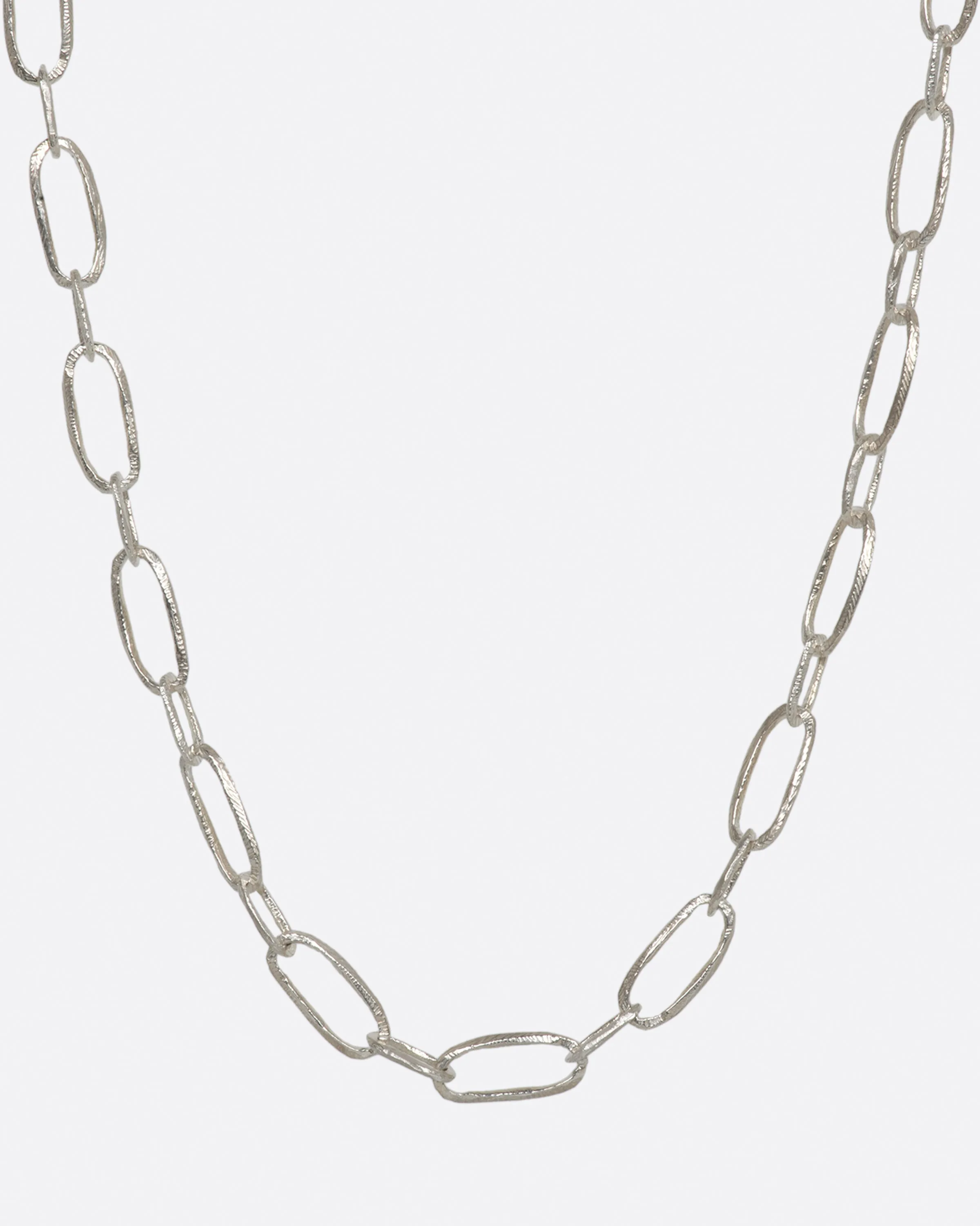 Hand Carved Link Necklace