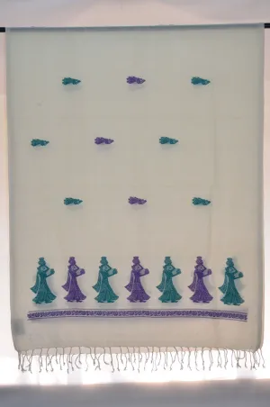 Handloom Mercerised Cotton Gollabhama Dupatta