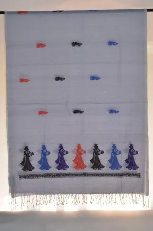 Handloom Mercerised Cotton Gollabhama Dupatta