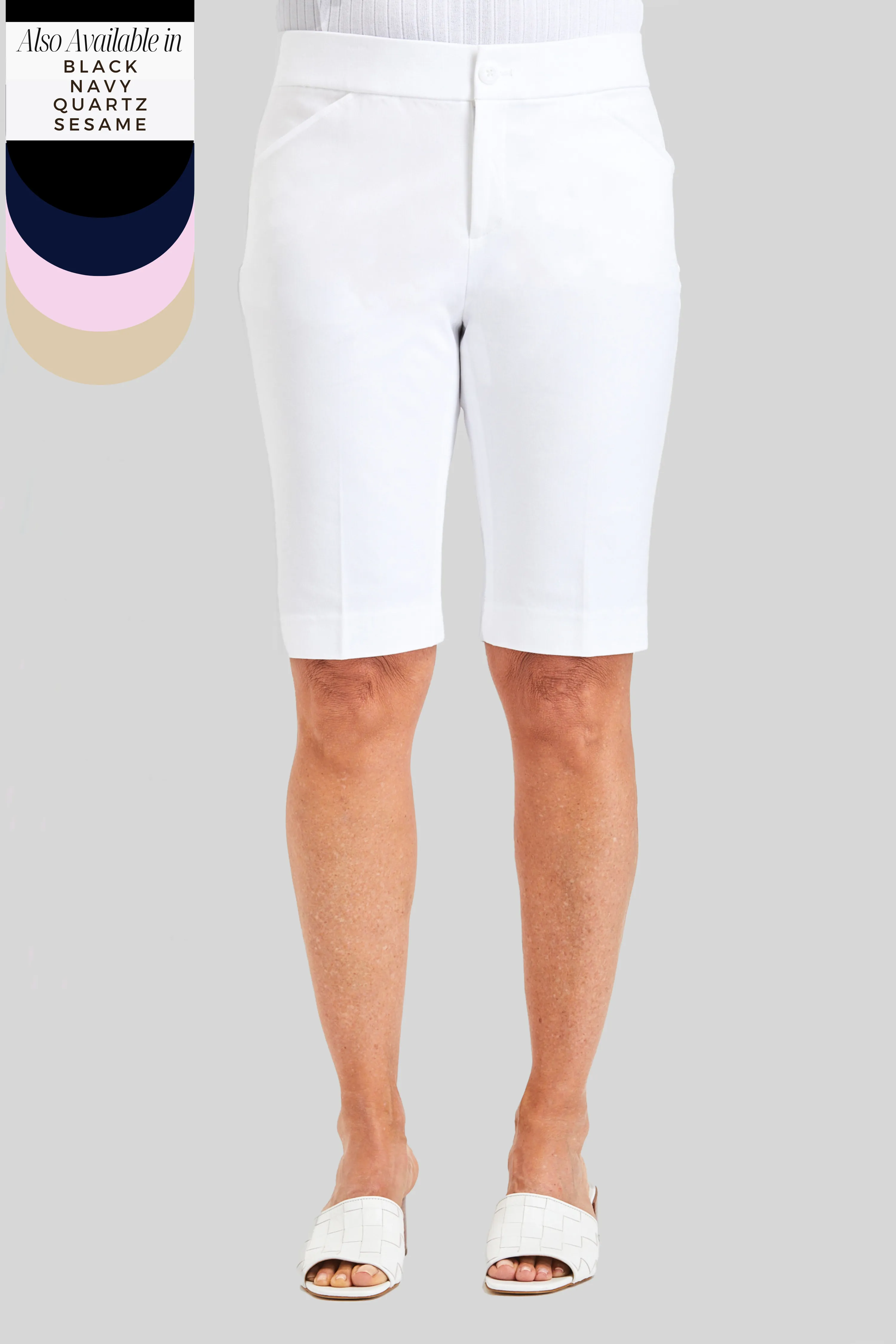 Harper Pull On Short - Radiant Stretch - FINAL SALE