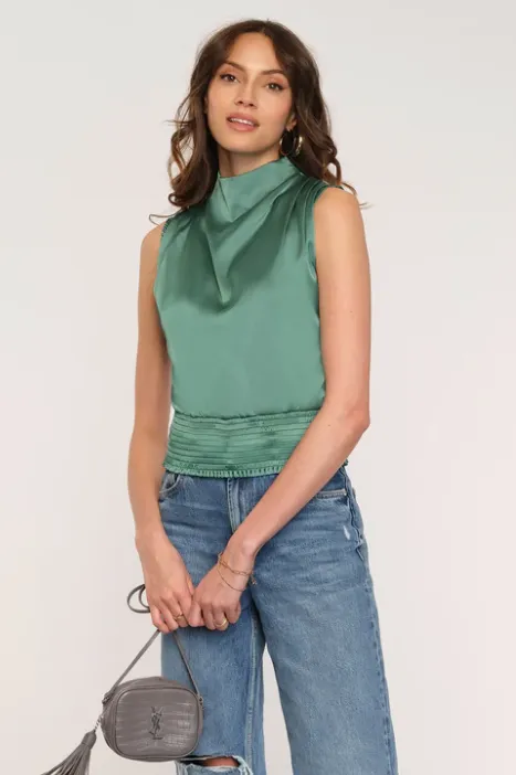 Heartloom - Basha Top | Grass