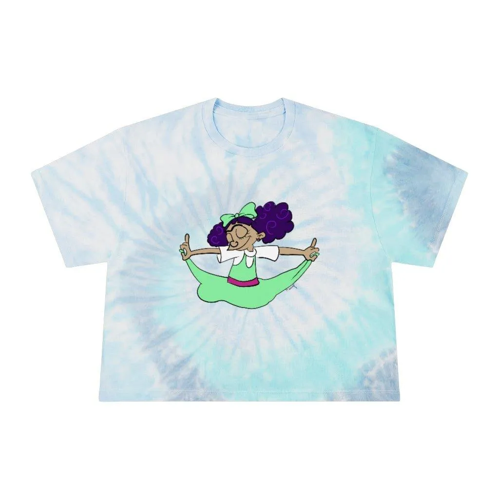 Helga PatakDEEZ Tie-Dye Crop Tee