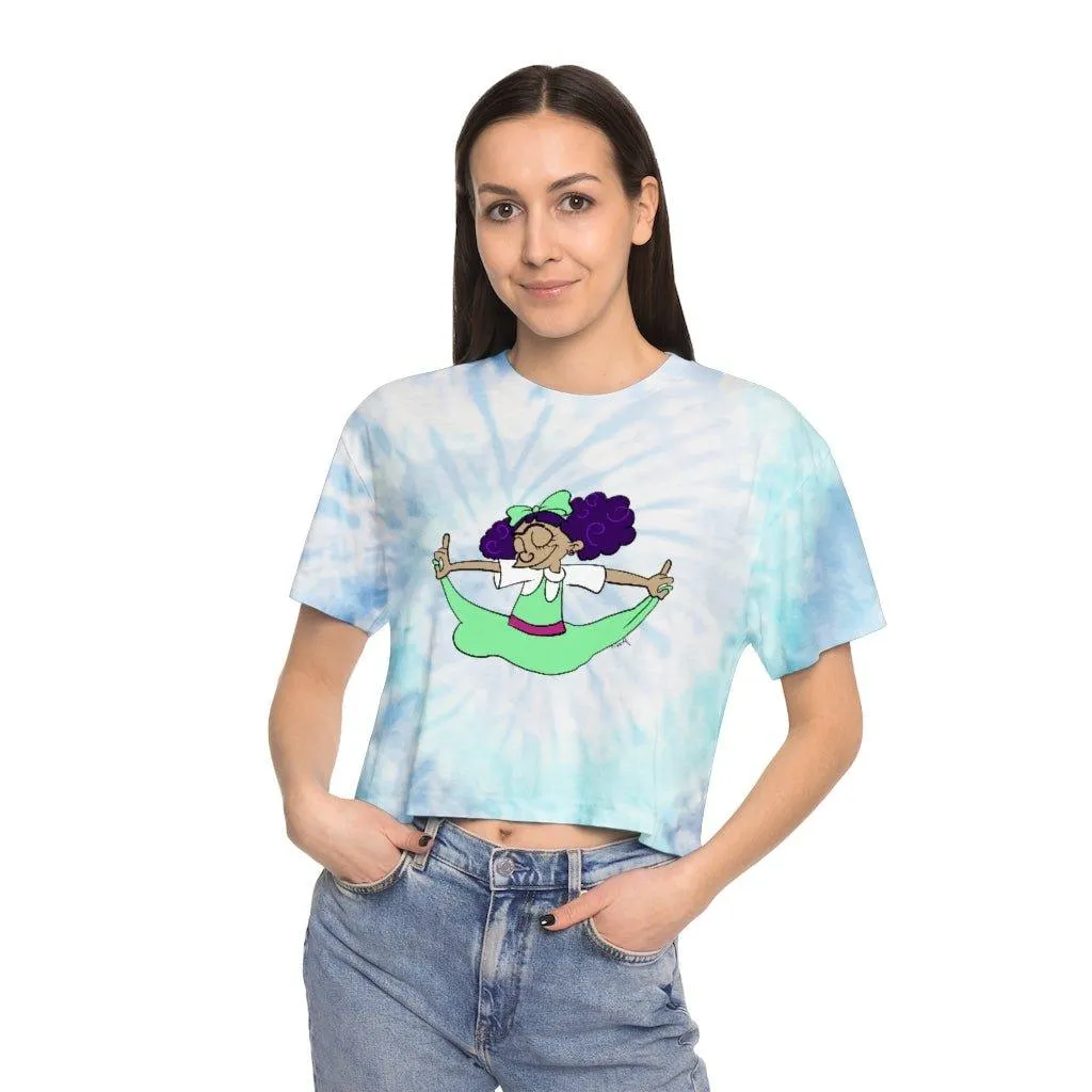 Helga PatakDEEZ Tie-Dye Crop Tee