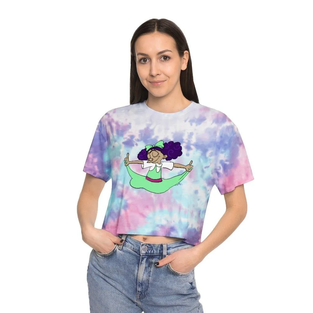 Helga PatakDEEZ Tie-Dye Crop Tee