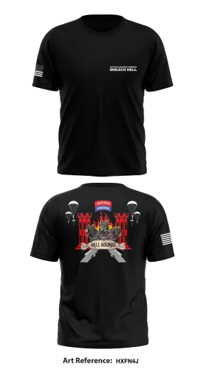 Hell Hounds  Core Men's SS Performance Tee - Hxfn4j