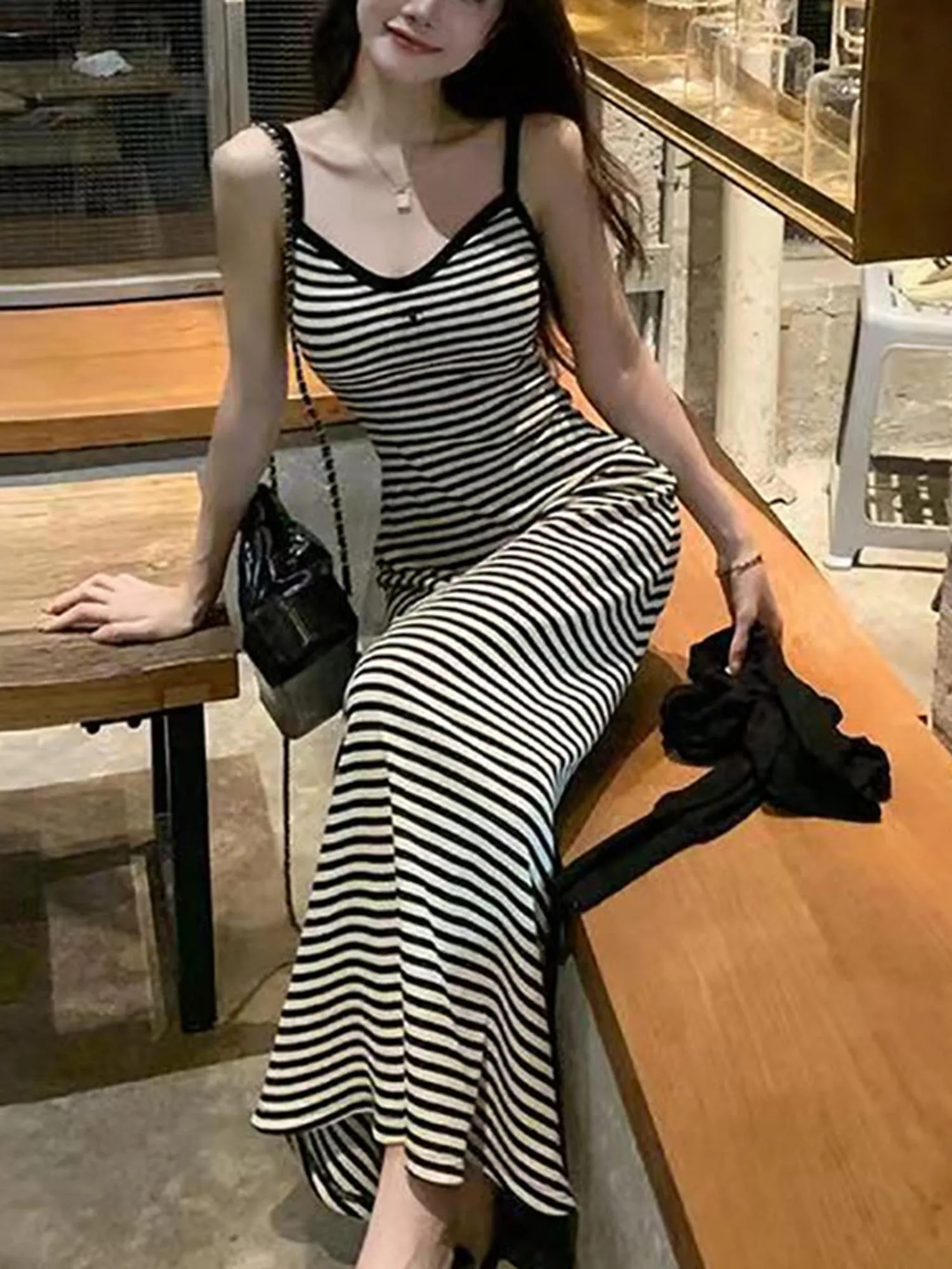 Horizontal Stripped Dress