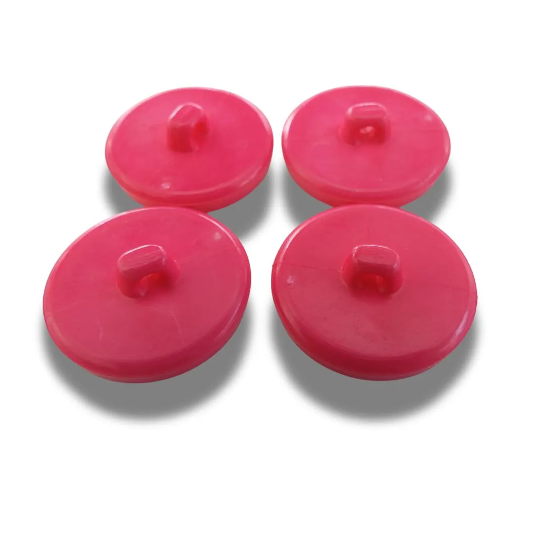 Hot pink flower pattern buttons for decorating
