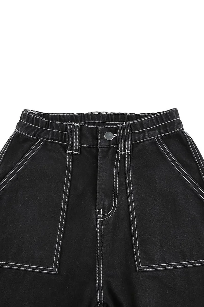 HPS1232 High-Waisted Cargo Pants