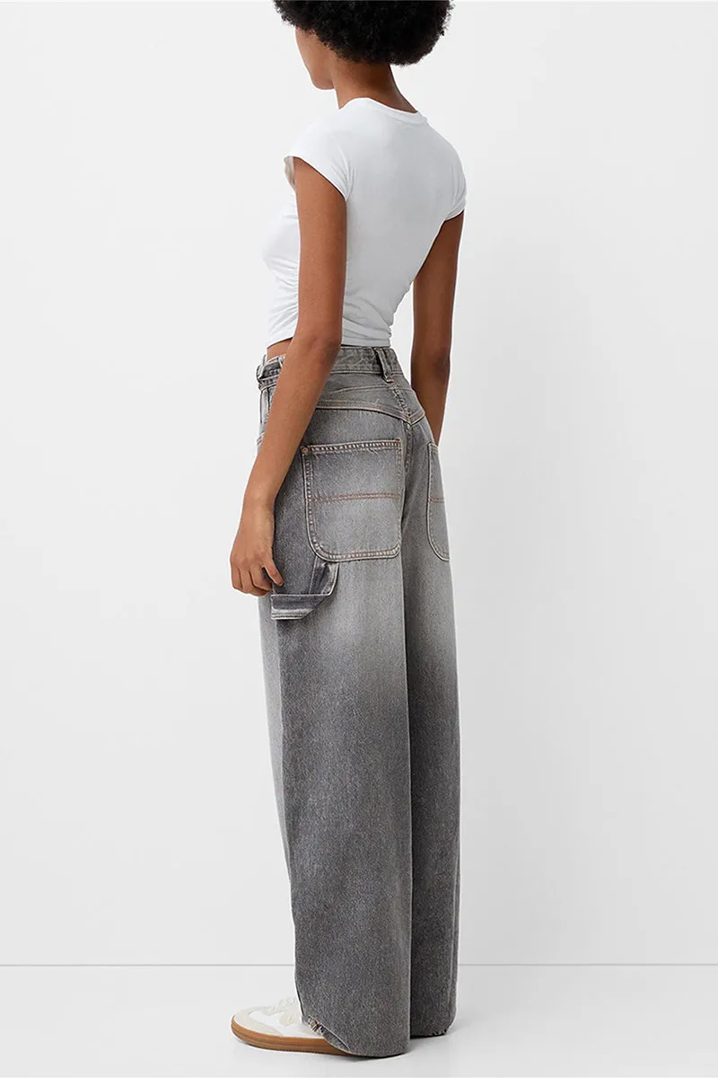 HPT1270 Midnight Fade Wide-Leg Jeans Pant