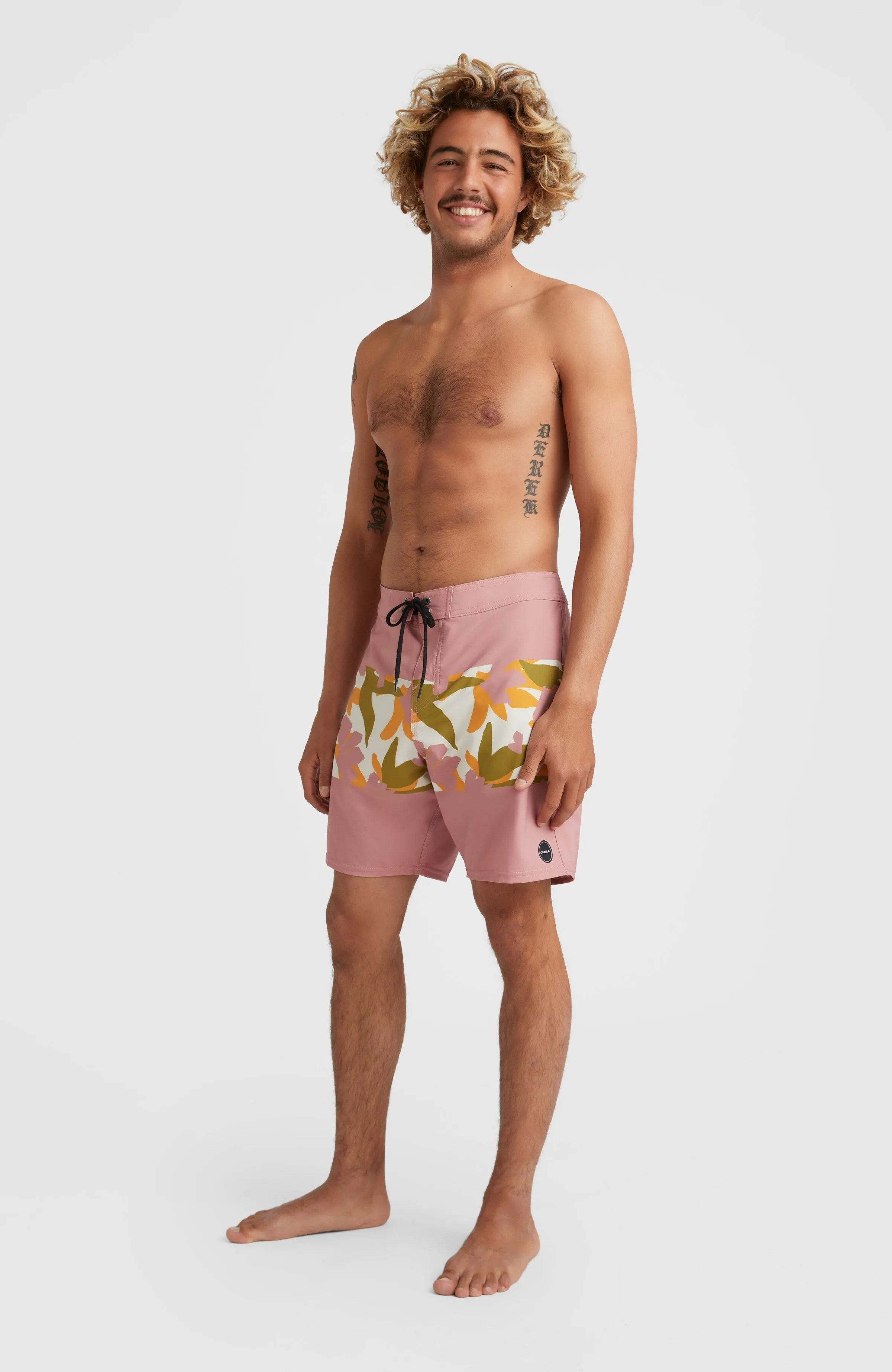 Hyperfreak Camorro 17'' Boardshorts | Green Art Flower