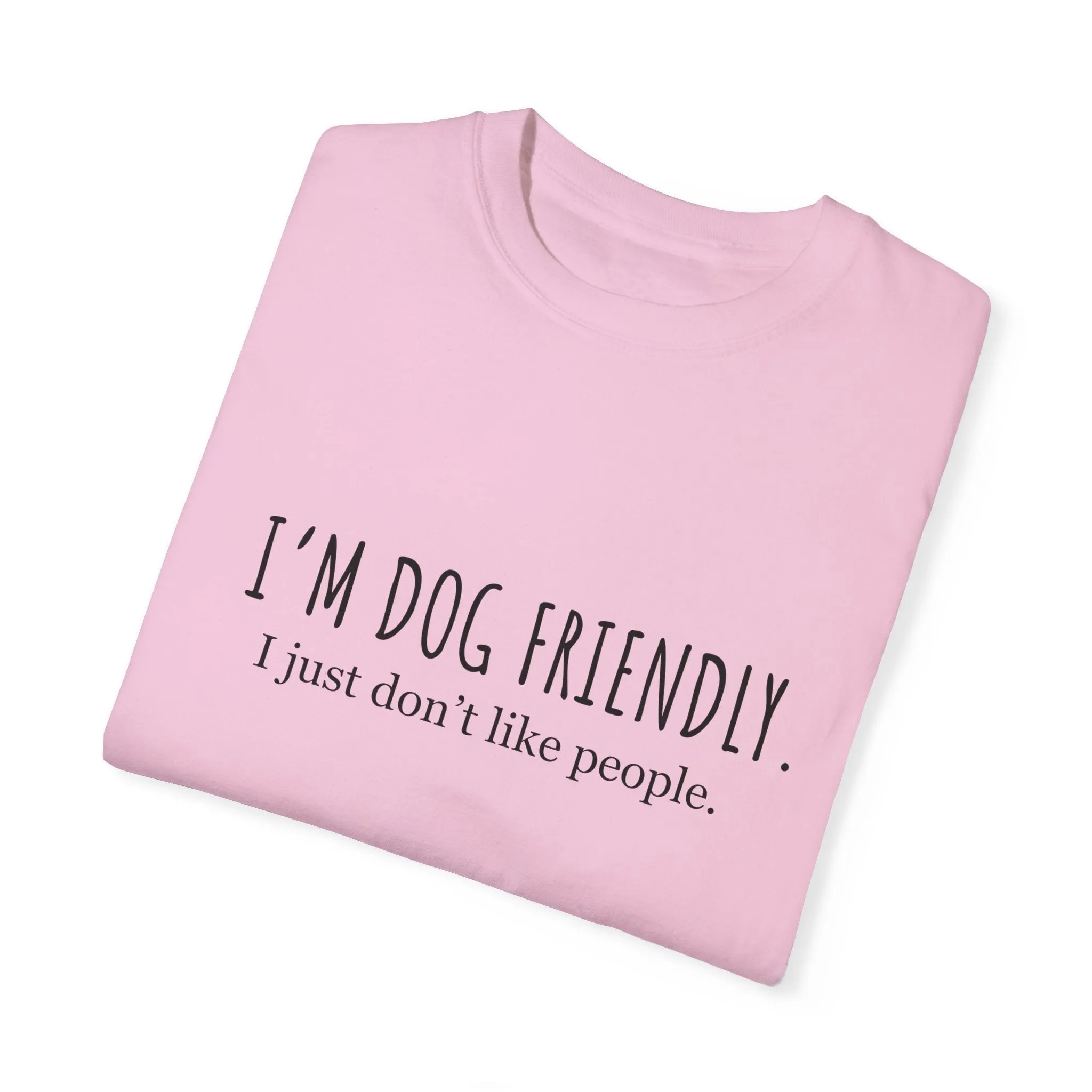 I am dog friendly Dog mom t-shirt