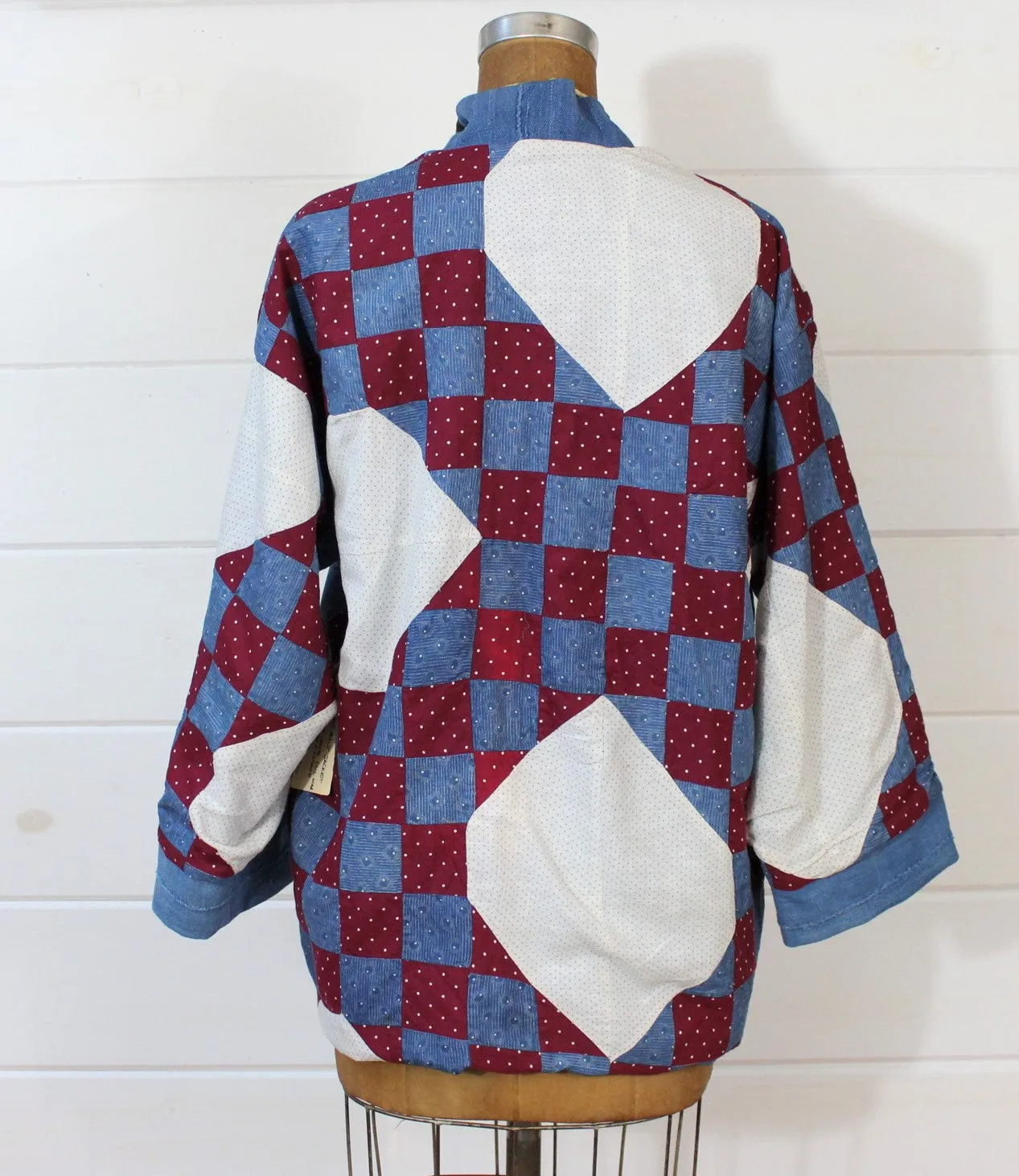 Indigo Calico Quilt jacket(available at our Palm Springs shop)