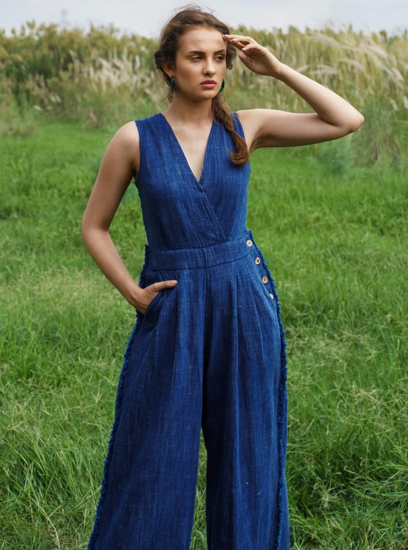 Indigo Roza Denim Jumpsuit
