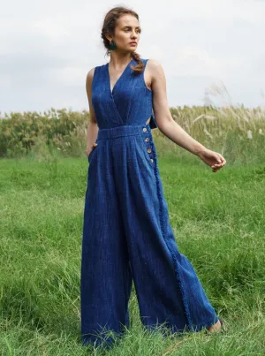 Indigo Roza Denim Jumpsuit