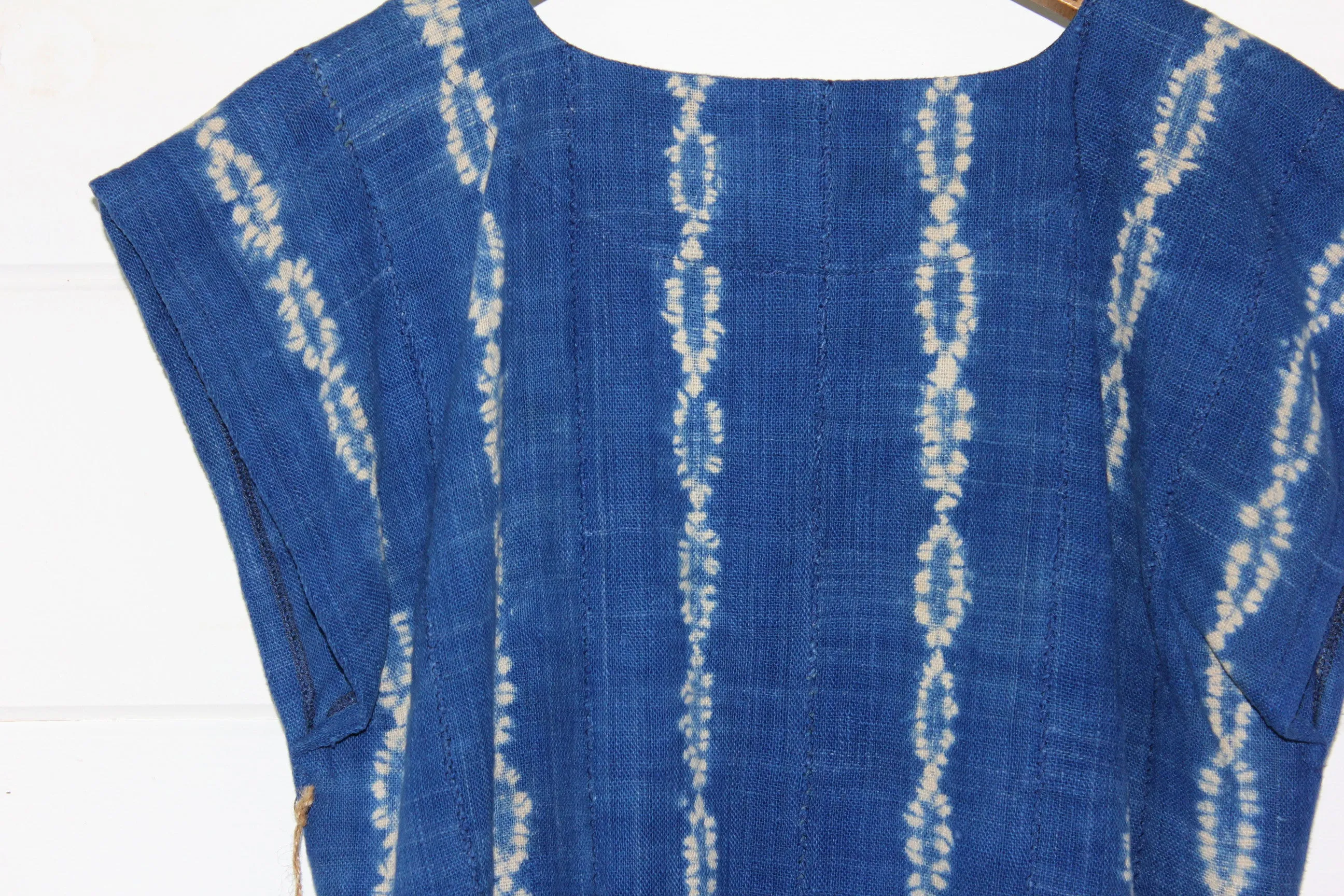 Indigo Shibori Tunic