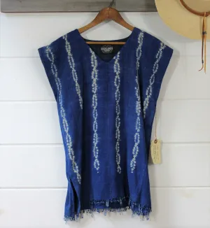 Indigo Shibori Tunic