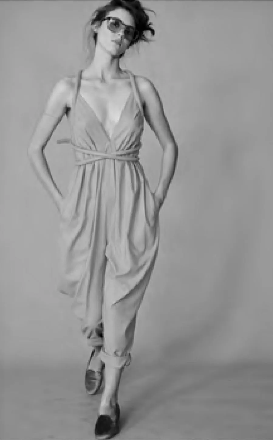 Infinite Rope Jumpsuit Hand Painted One of a Kind Violet Mauve Iridescent Moons