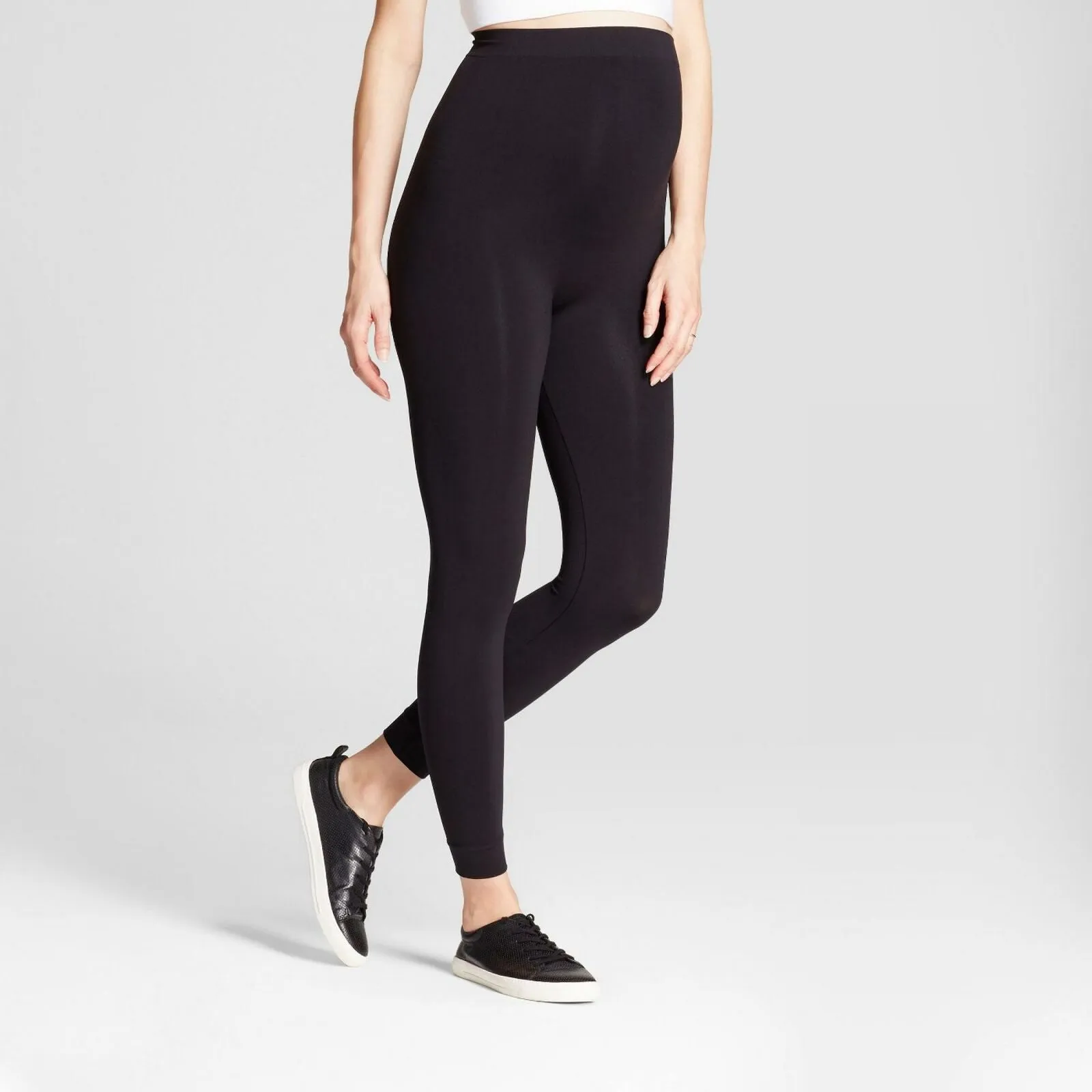 Isabel Maternity by Ingrid & Seamless Belly Tights Black S/M