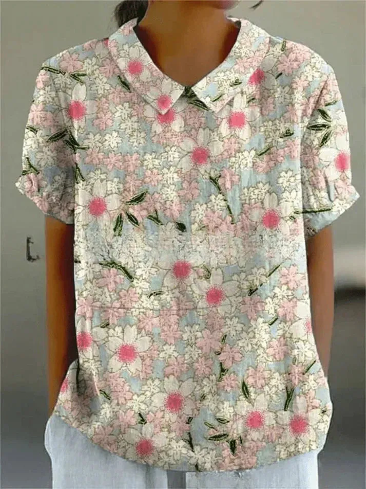 Iviah | Floral Pattern Blouse