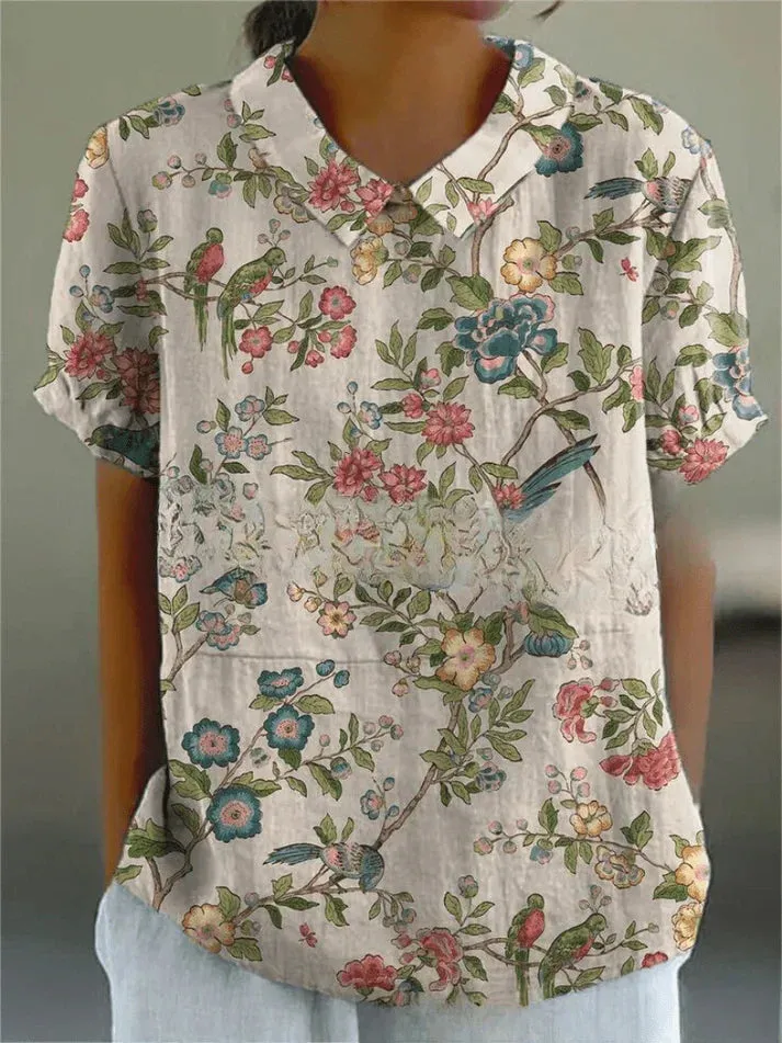 Iviah | Floral Pattern Blouse