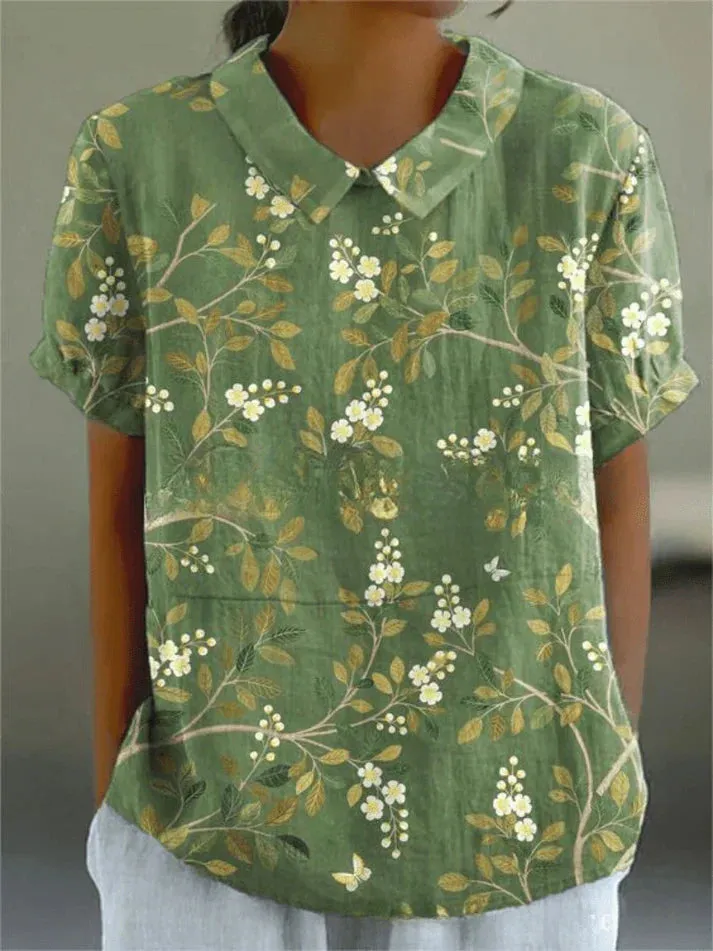 Iviah | Floral Pattern Blouse