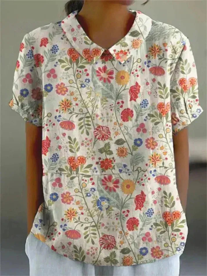 Iviah | Floral Pattern Blouse
