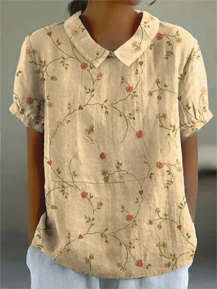 Iviah | Floral Pattern Blouse