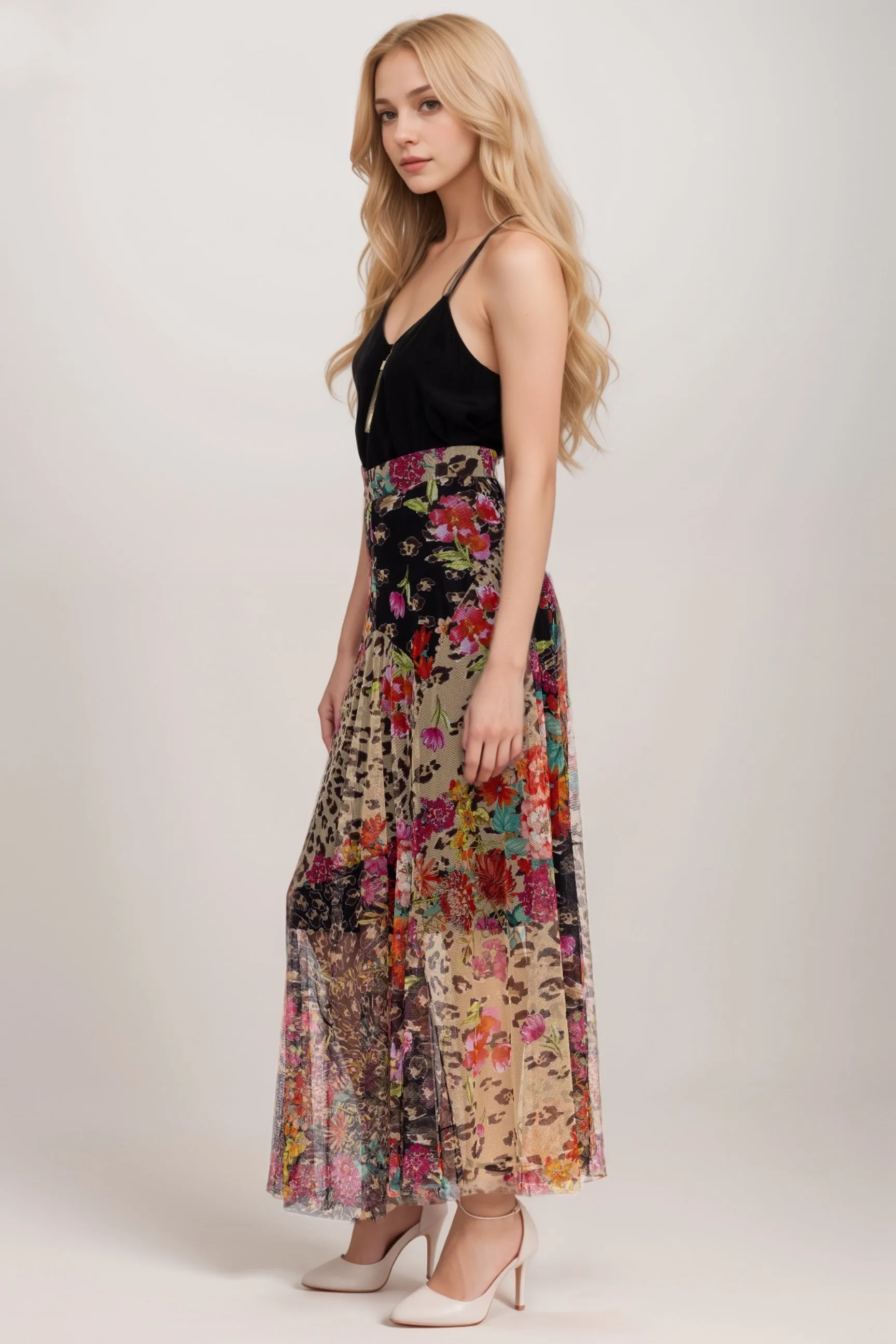 Johnny Was Biya Mazzy Patchwork Maxi Skirt B71224-8