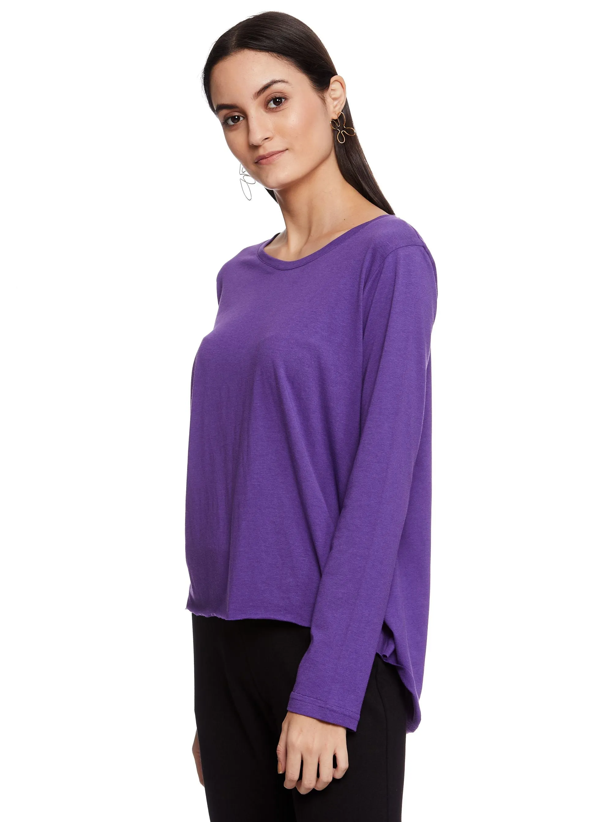 JOSS HI-LO TOP (PURPLE)