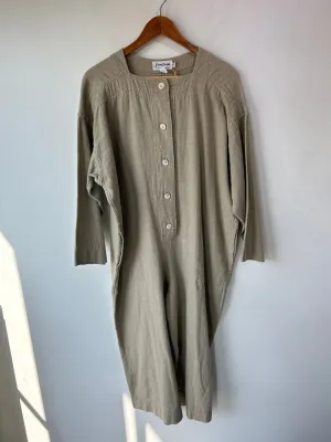 Junko Sagawa Tan Jumpsuit