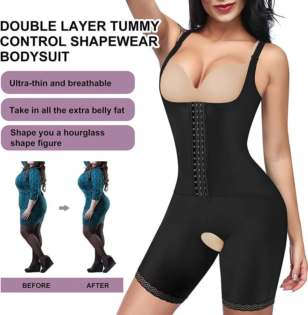Junlan Women Double Compression Slimming Shapewear
