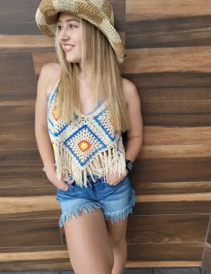 KanCan Fray Hem Shorts