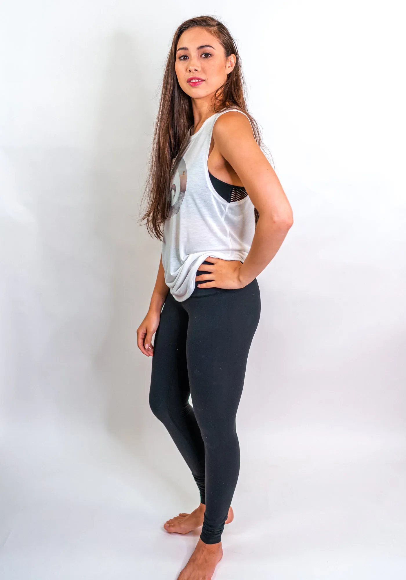 KCA Ocean View Graphic Muscle Tank – White/CMYK