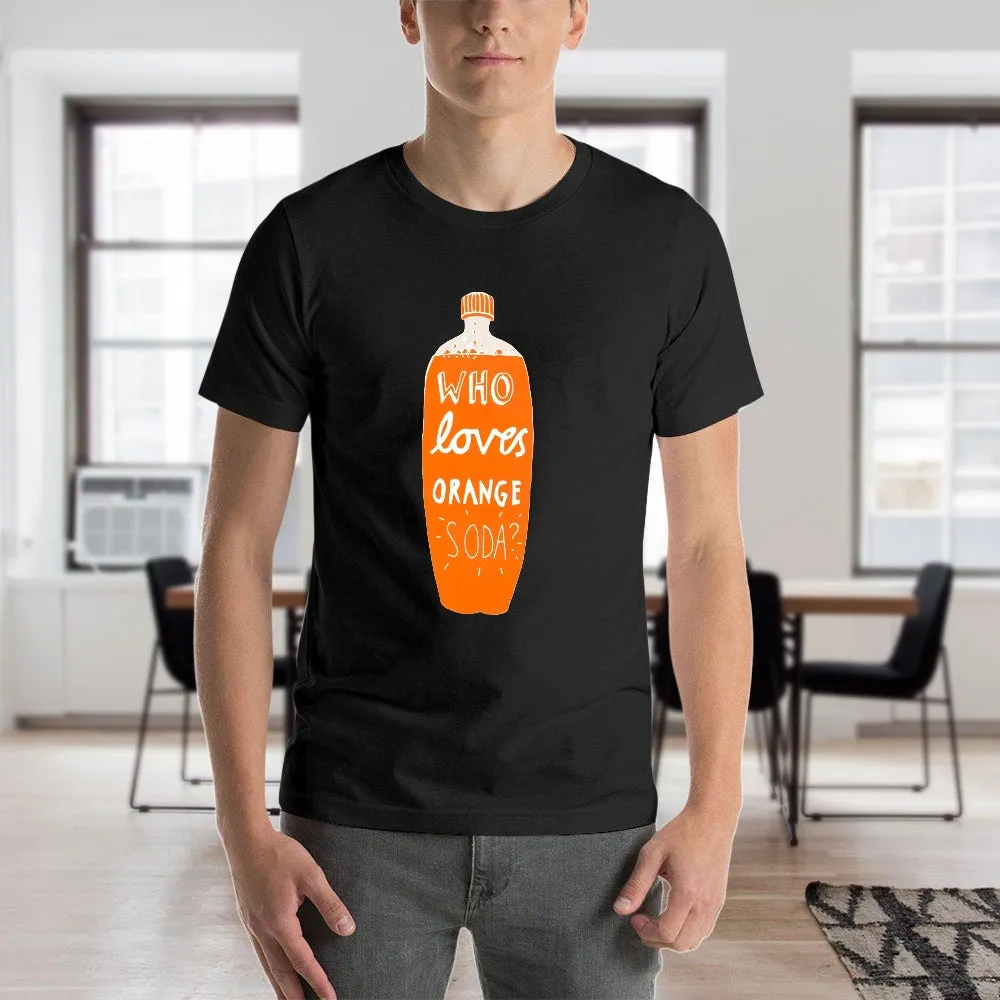 Kenan And Kel "Who Loves Orange Soda" 2-Liter Bottle Men's Short Sleeve T-shirt - Black