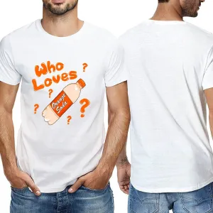 Kenan And Kel "Who Loves Orange Soda" Bottle Men's Short Sleeve T-shirt